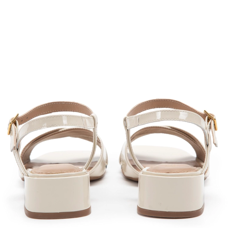 SANDALIA DE CUERO MUJER GACEL CRUDO MAITE - 5
