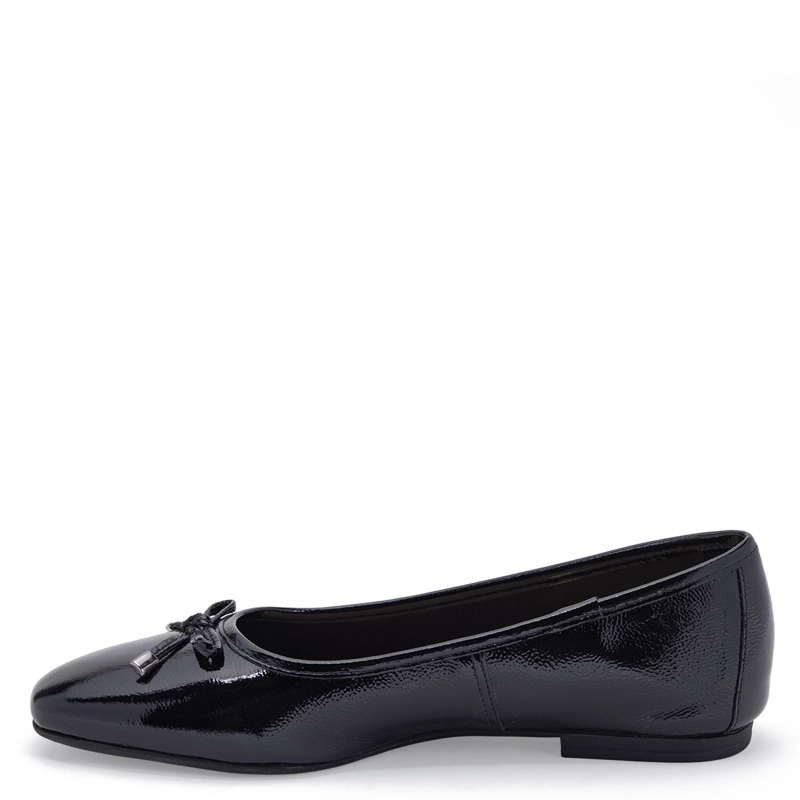 BALLERINA DE CUERO MUJER GACEL NEGRO MIKIA - 3