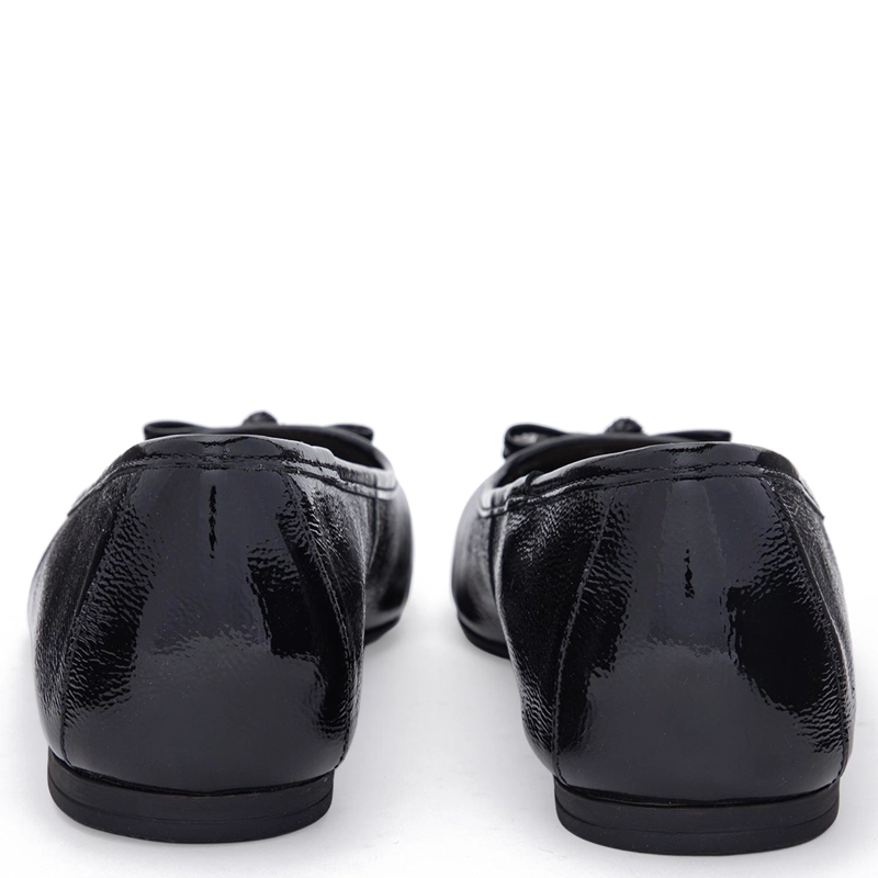 BALLERINA DE CUERO MUJER GACEL NEGRO MIKIA - 5