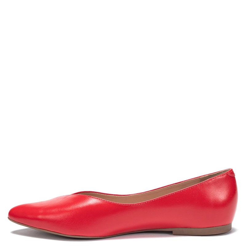 BALLERINA DE CUERO MUJER GACEL ROJO KIM - 3