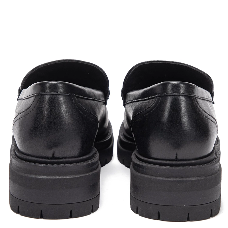 MOCASIN DE CUERO MUJER GACEL NEGRO TIMOTHY - 5
