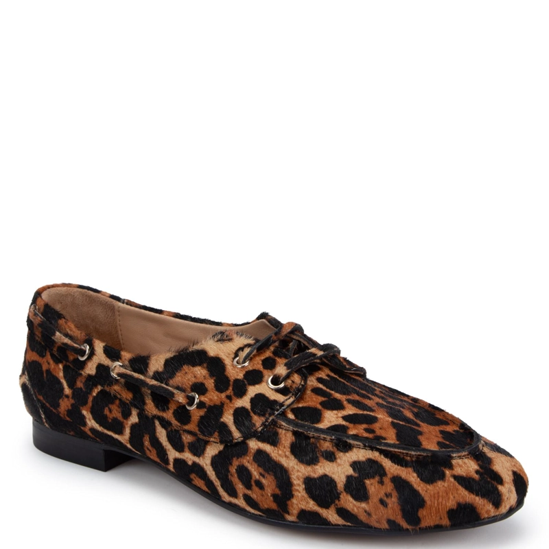 MOCASIN DE CUERO MUJER GACEL LEOPARDO QUINN 0661380 - 3