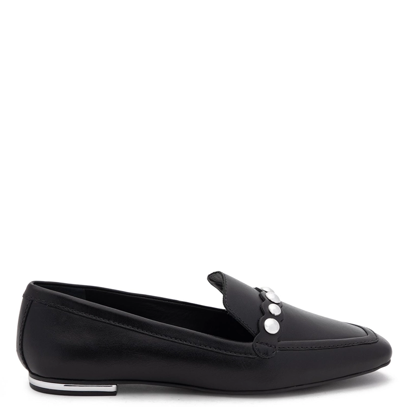 MOCASIN DE CUERO MUJER GACEL NEGRO FIORE - 1