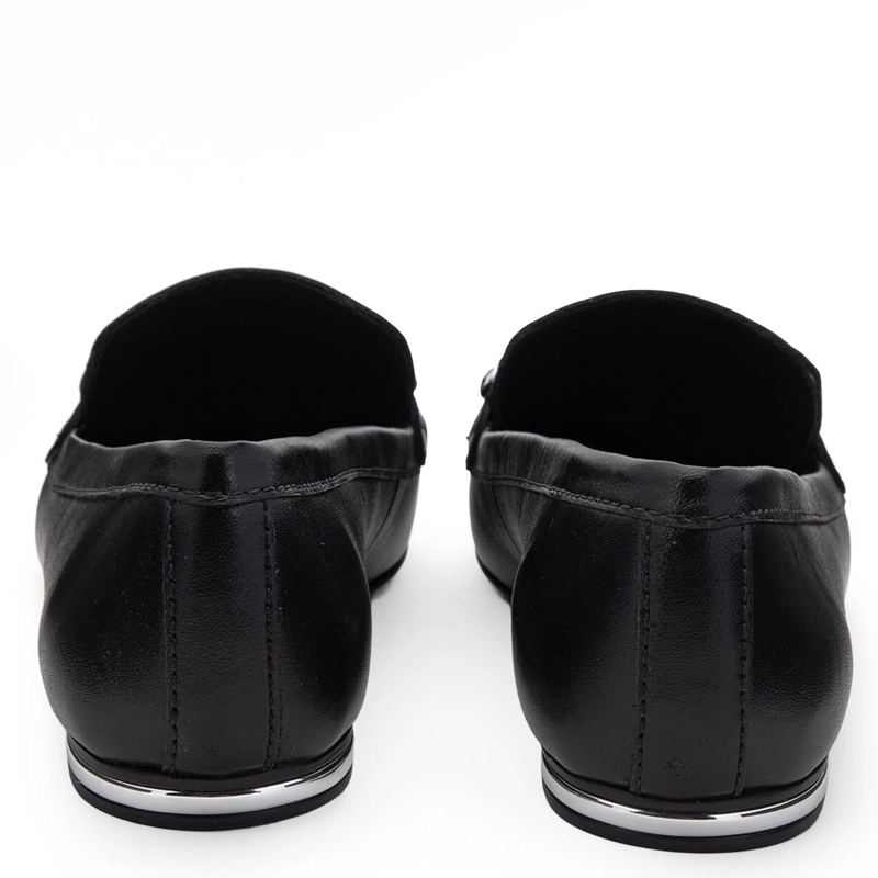 MOCASIN DE CUERO MUJER GACEL NEGRO FIORE - 5