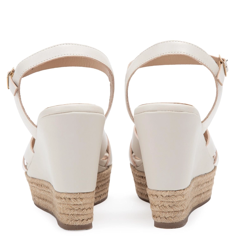 SANDALIA DE CUERO MUJER GACEL CRUDO GILDA - 5