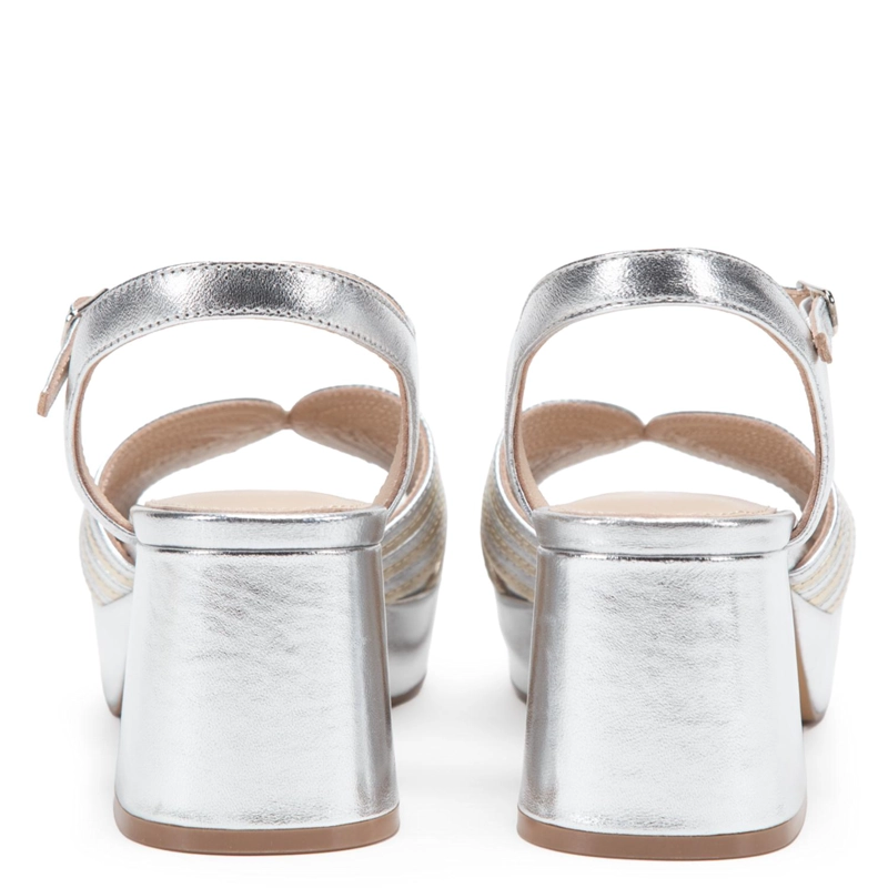 SANDALIA DE CUERO MUJER GACEL MULTICOLOR VALESKA - 5