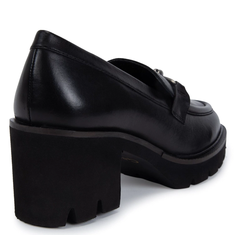 MOCASIN DE CUERO MUJER GACEL NEGRO RANYA - 5
