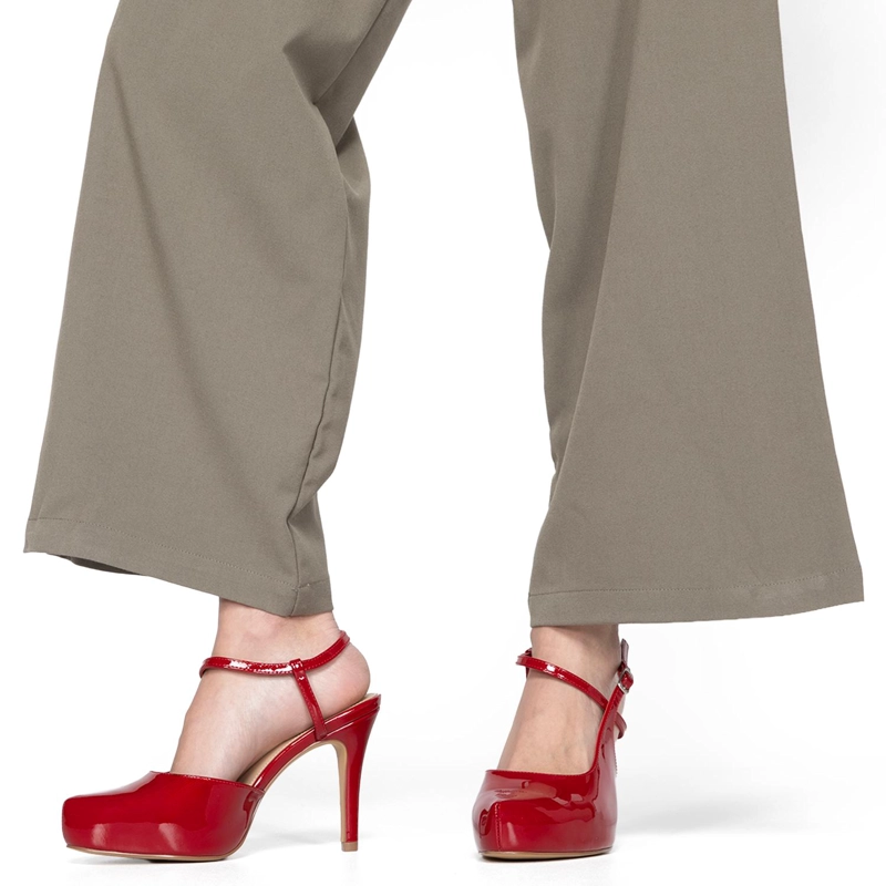 ZAPATO DE CUERO MUJER GACEL ROJO OLGA - 2