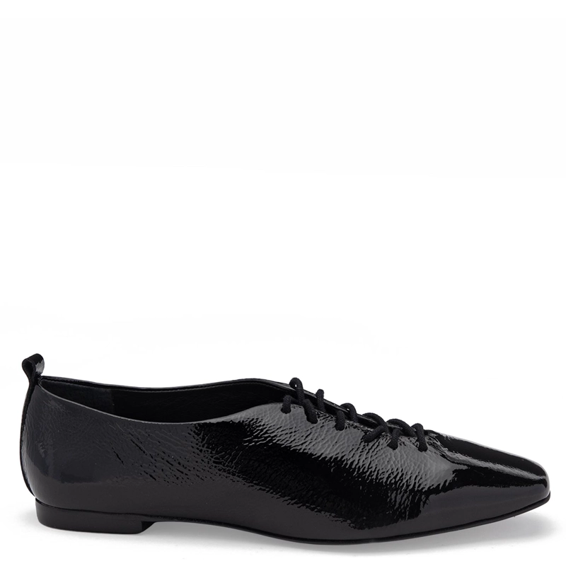 ZAPATO DE CUERO MUJER GACEL NEGRO LONDI - 1