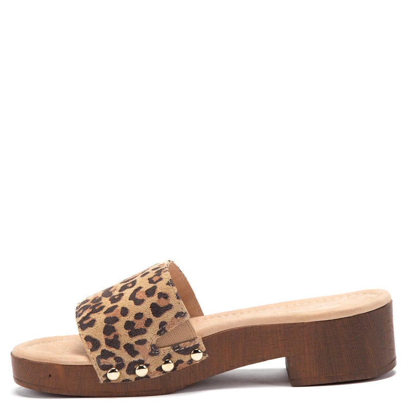 SANDALIA DE CUERO MUJER GACEL LEOPARDO RILEY - 3
