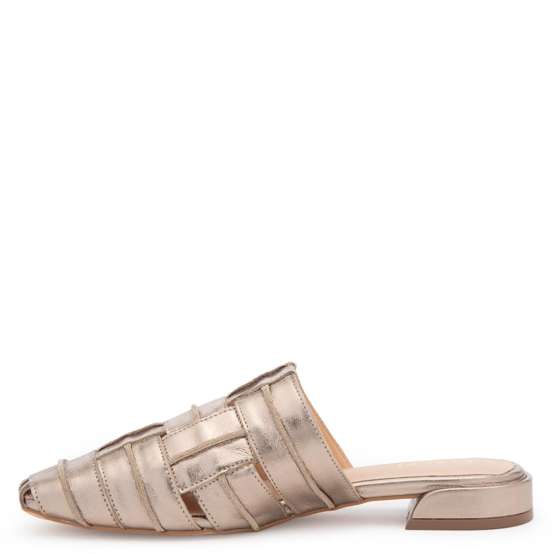 ZAPATO DE CUERO MUJER GACEL DORADO ANDRE - 3