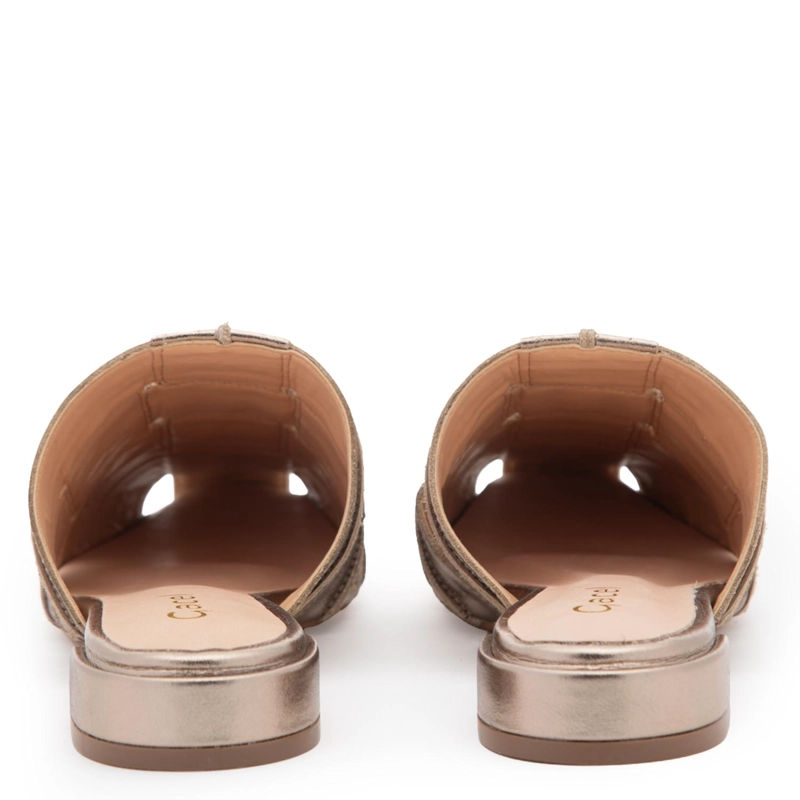 ZAPATO DE CUERO MUJER GACEL DORADO ANDRE - 5