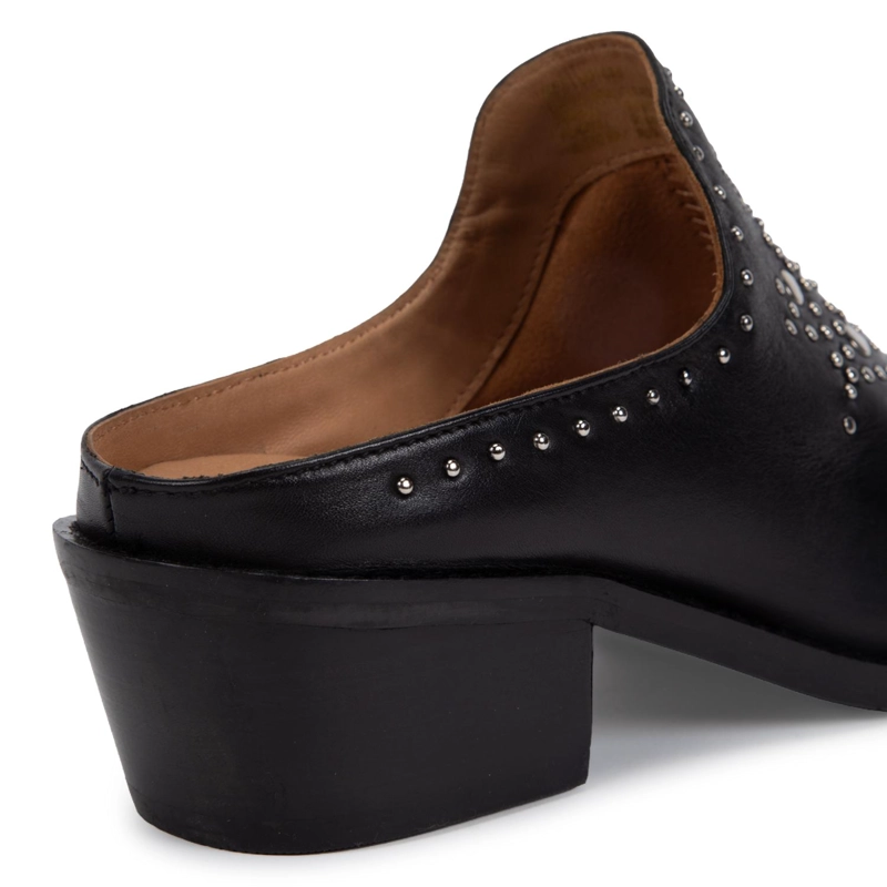 ZAPATO DE CUERO MUJER GACEL NEGRO SHEYLA - 4