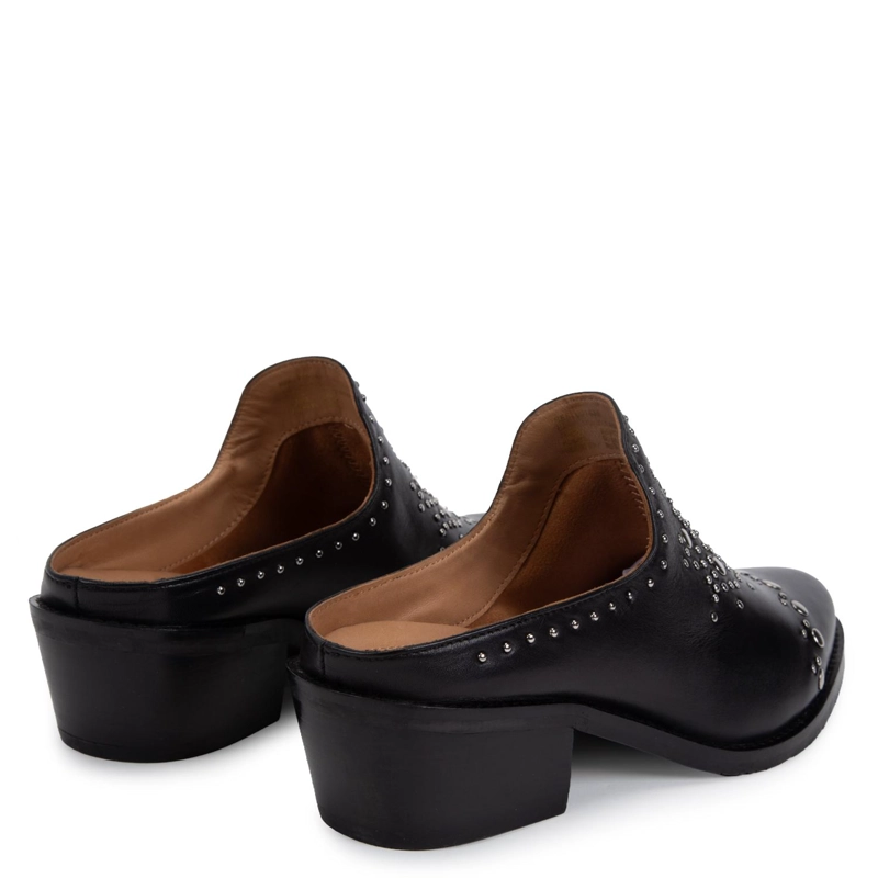 ZAPATO DE CUERO MUJER GACEL NEGRO SHEYLA - 5