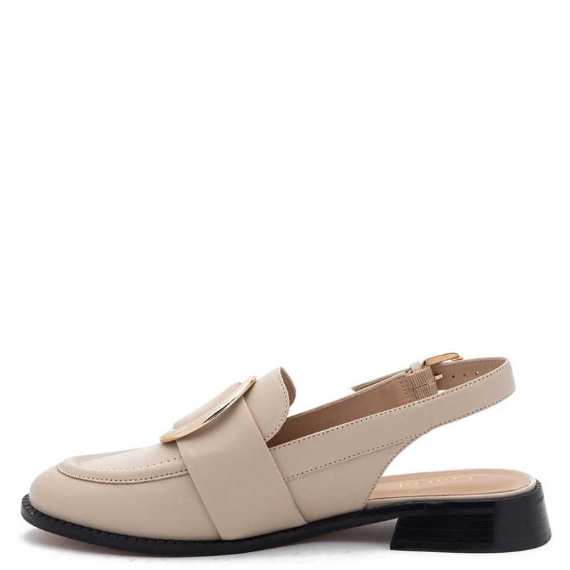 ZAPATO DE CUERO MUJER GACEL CRUDO SEFI - 3
