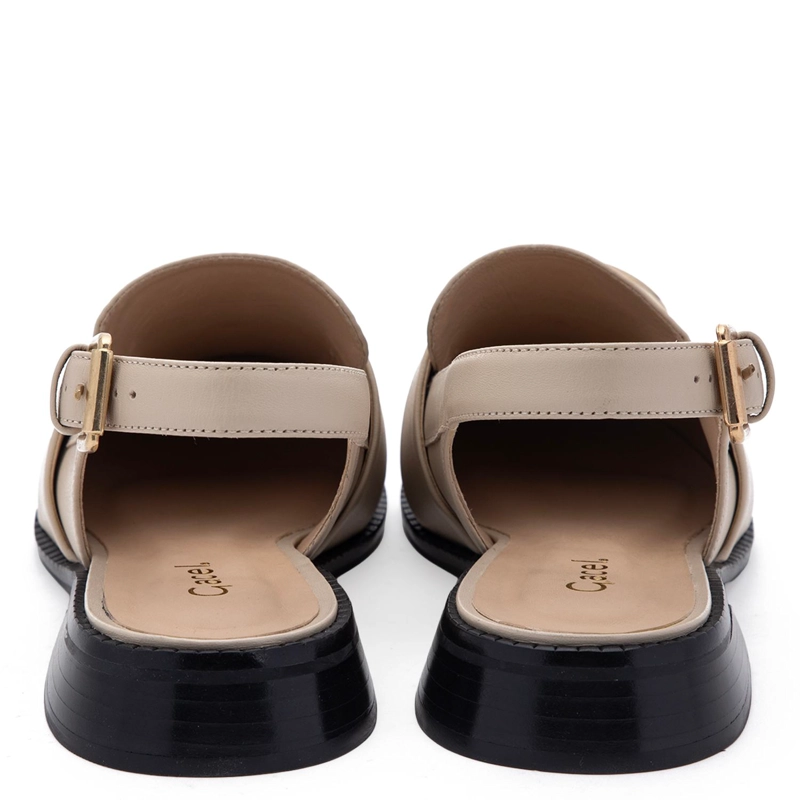 ZAPATO DE CUERO MUJER GACEL CRUDO SEFI - 5