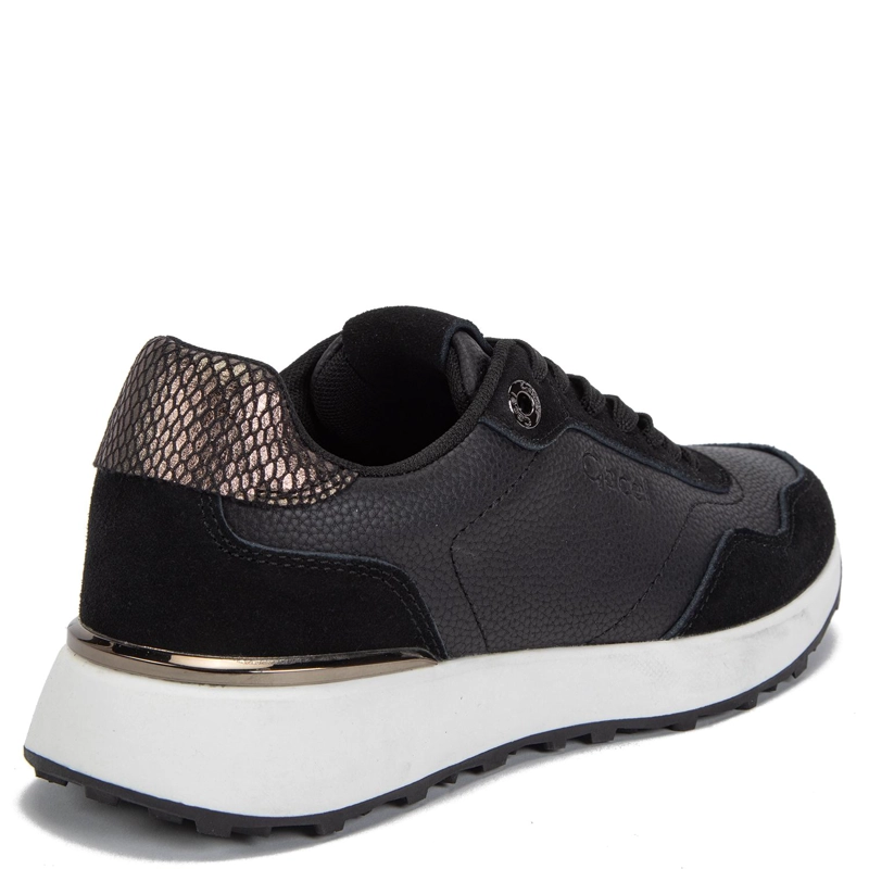 ZAPATILLA DE CUERO MUJER GACEL NEGRO DORI - 5