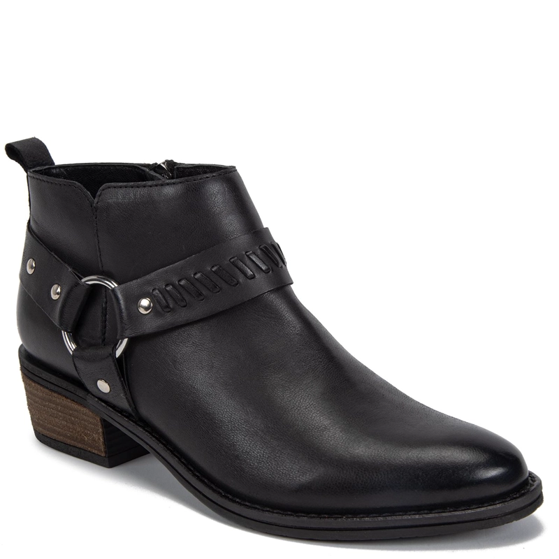 BOOTIE DE CUERO MUJER GACEL NEGRO GINA 0661226 - 3