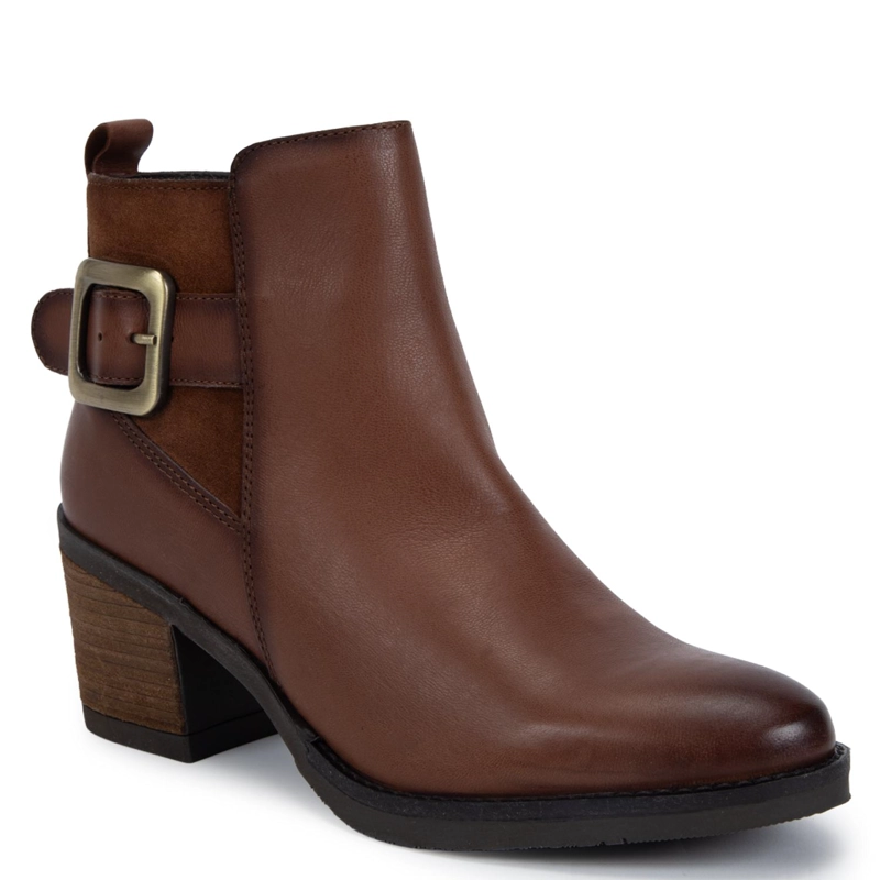 BOTIN DE CUERO MUJER GACEL TOSTADO PIERA 0661370 - 3