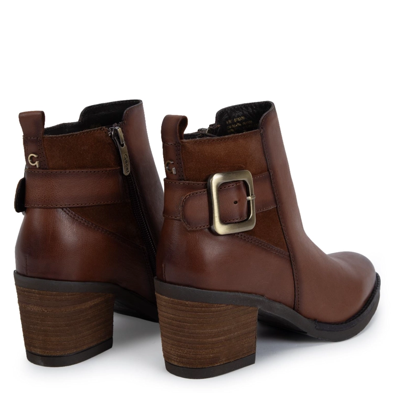 BOTIN DE CUERO MUJER GACEL TOSTADO PIERA 0661370 - 5