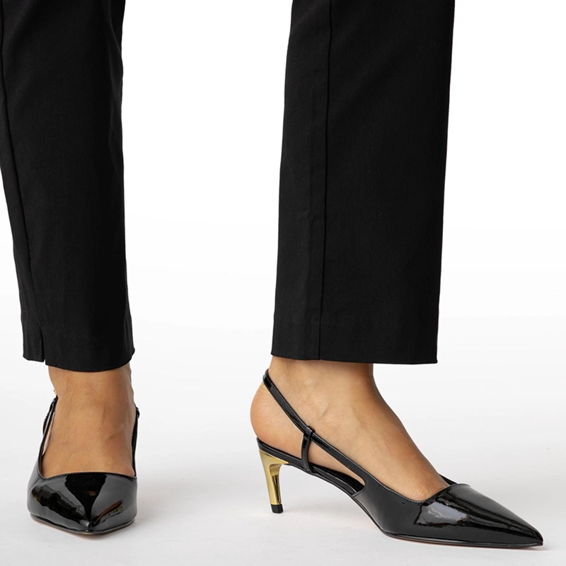 ZAPATO DE CUERO MUJER GACEL NEGRO MORITS - 2