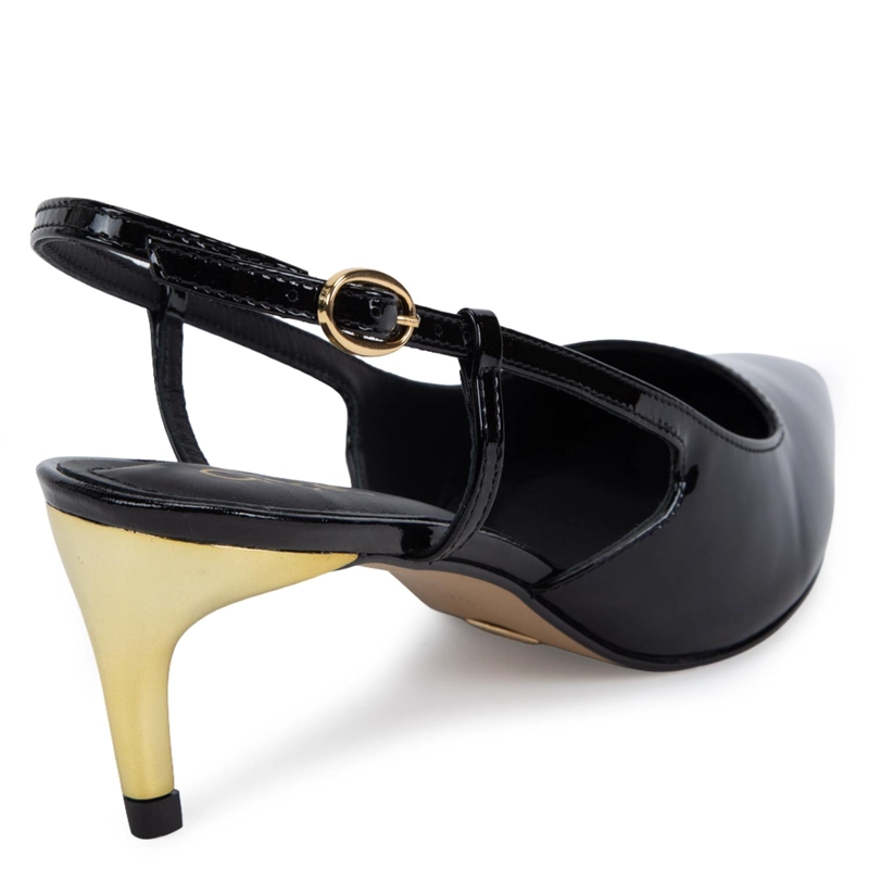 ZAPATO DE CUERO MUJER GACEL NEGRO MORITS - 5