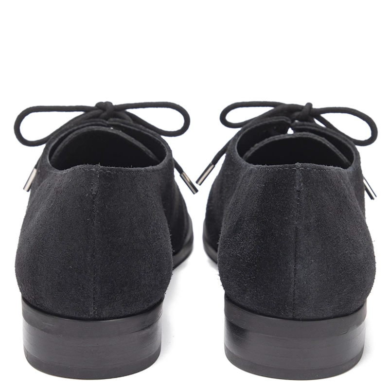 ZAPATO DE CUERO MUJER GACEL NEGRO CRUZ 0661172 - 5