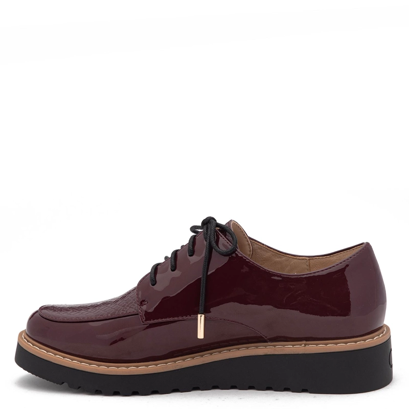 ZAPATO DE CUERO MUJER GACEL BURDEO ERAS - 3