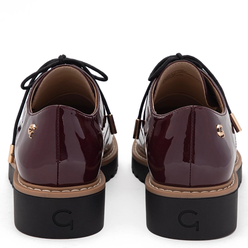 ZAPATO DE CUERO MUJER GACEL BURDEO ERAS - 5