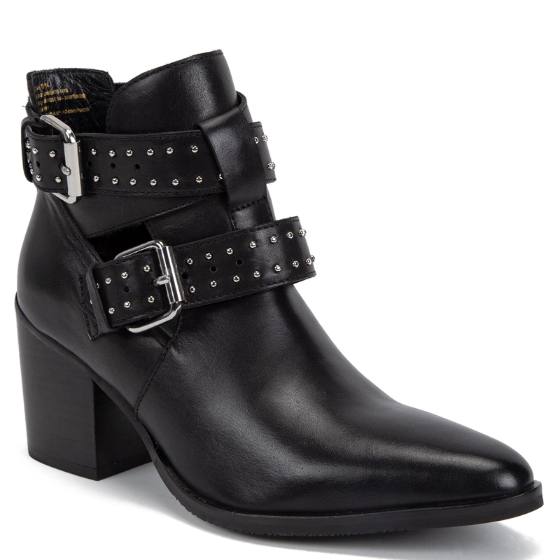 BOTIN DE CUERO MUJER GACEL NEGRO BRUNA 0661143 - 3