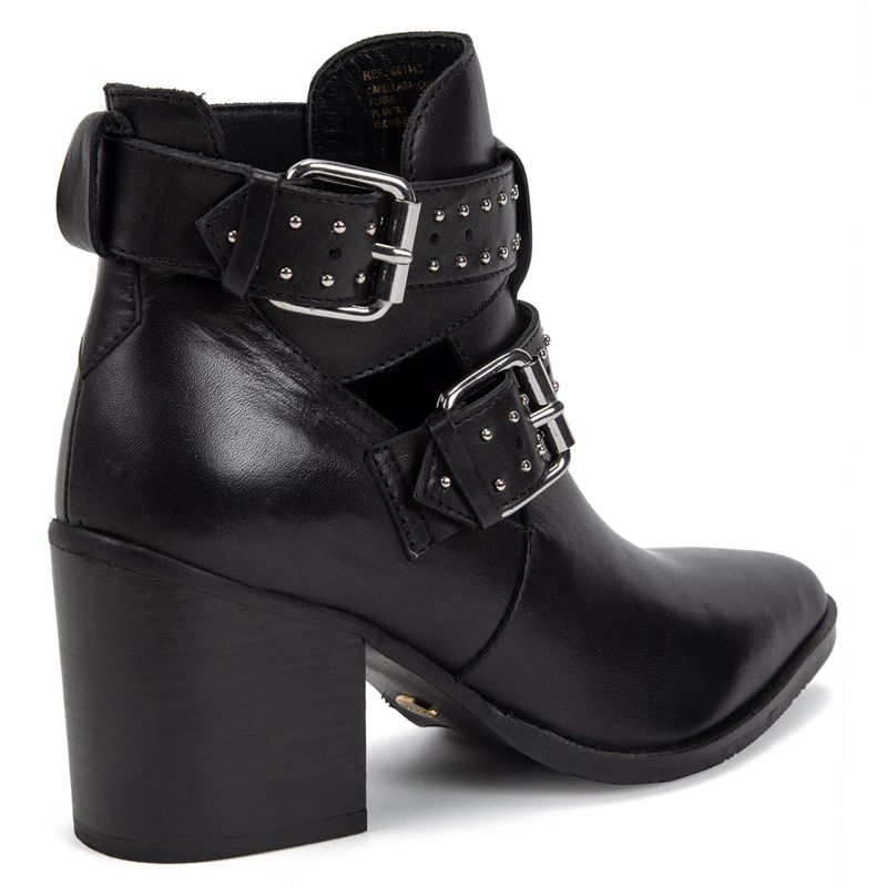 BOTIN DE CUERO MUJER GACEL NEGRO BRUNA 0661143 - 4