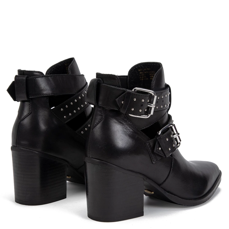 BOTIN DE CUERO MUJER GACEL NEGRO BRUNA 0661143 - 5