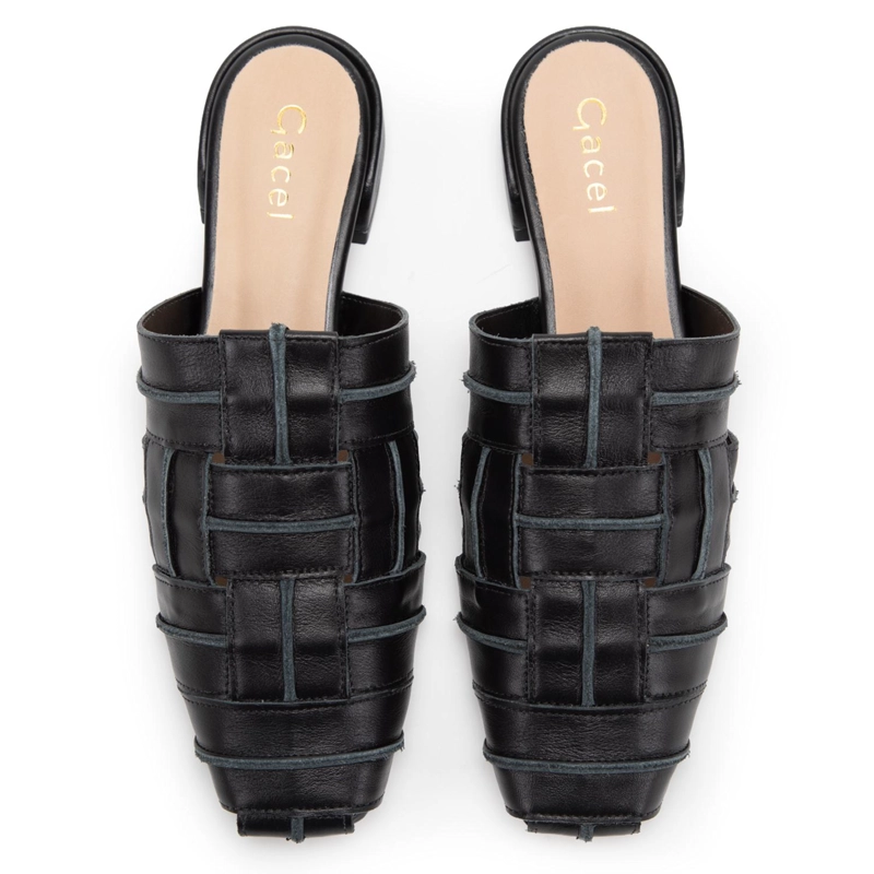 ZAPATO DE CUERO MUJER GACEL NEGRO ANDRE 0661485 - 4