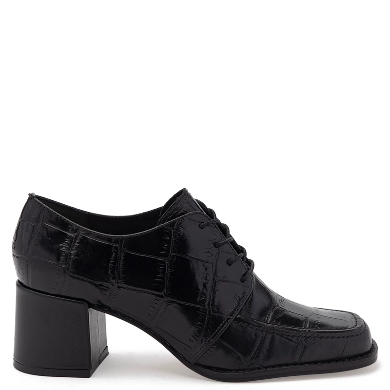 ZAPATO DE CUERO MUJER GACEL NEGRO KLAUDIA 0661270 - 1