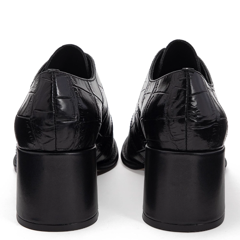 ZAPATO DE CUERO MUJER GACEL NEGRO KLAUDIA 0661270 - 5