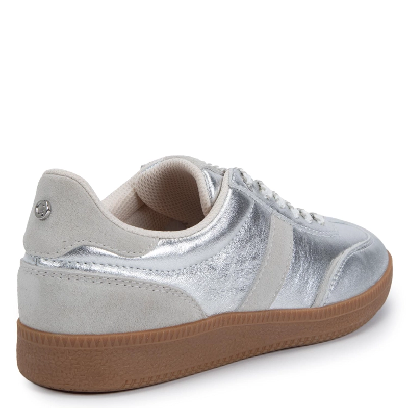 ZAPATILLA DE CUERO MUJER GACEL PLATEADO MUNA 0661333 - 5