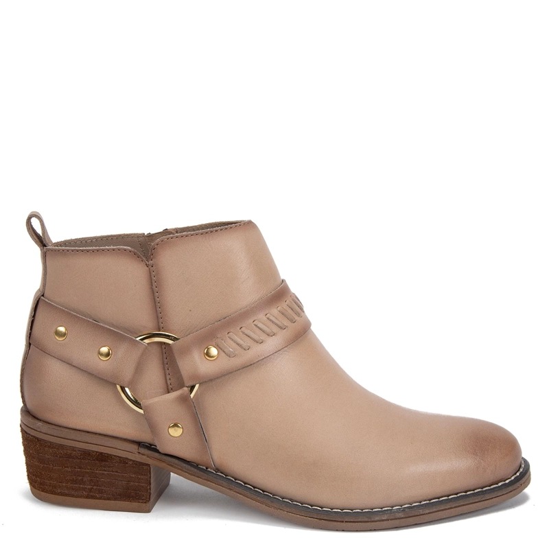 BOOTIE DE CUERO MUJER GACEL ARENA GINA 0661228 - 1