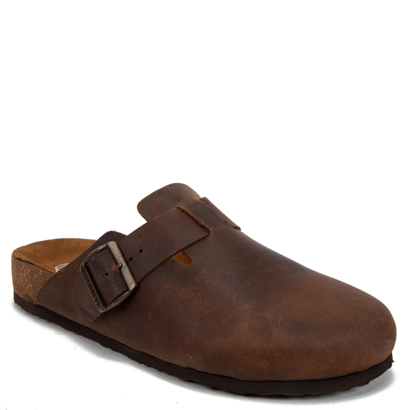 SANDALIA DE CUERO HOMBRE GUANTE CHOCOLATE CRETA - 3