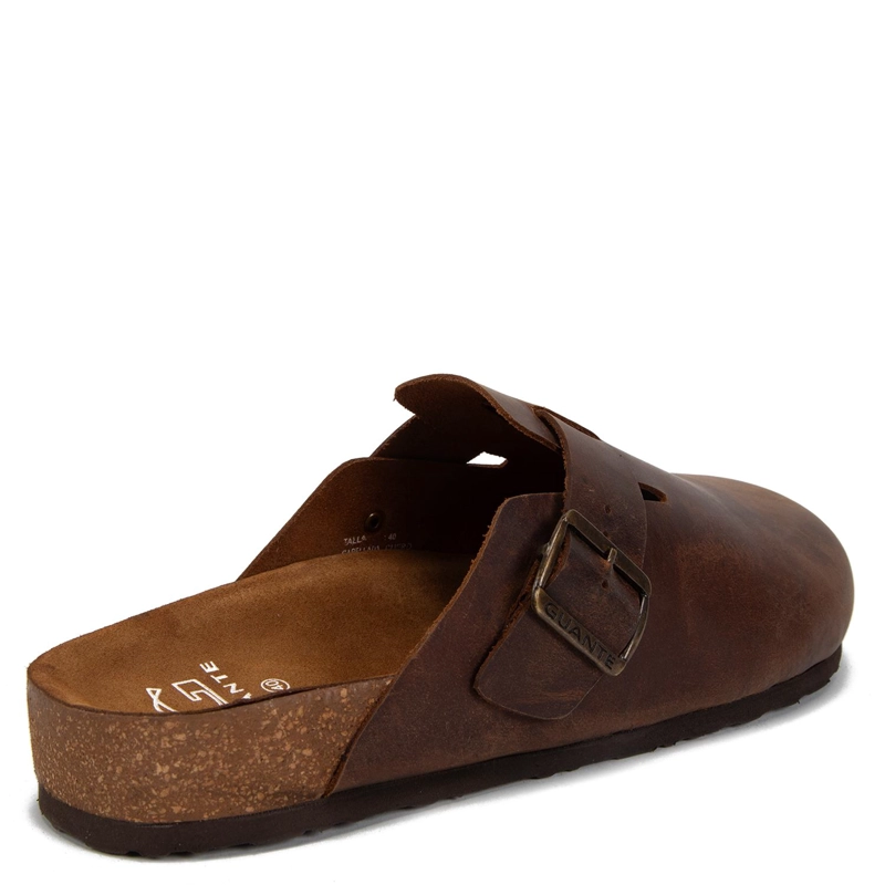SANDALIA DE CUERO HOMBRE GUANTE CHOCOLATE CRETA - 5