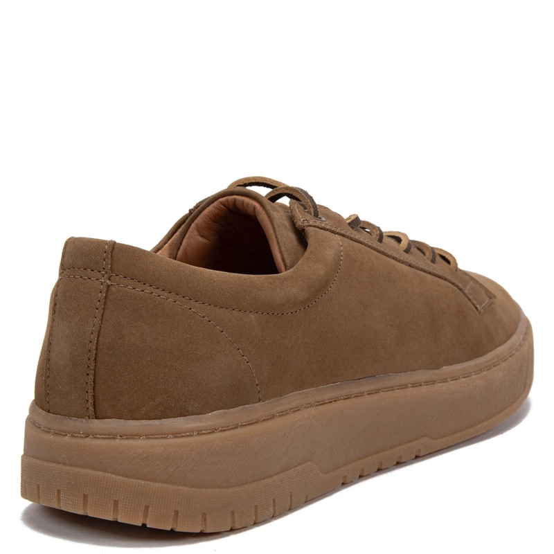 ZAPATILLA DE CUERO HOMBRE GUANTE CAMEL HONG KONG 0036532 - 5
