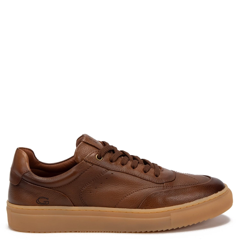 ZAPATILLA DE CUERO HOMBRE GUANTE CHOCOLATE FLORENCE - 1