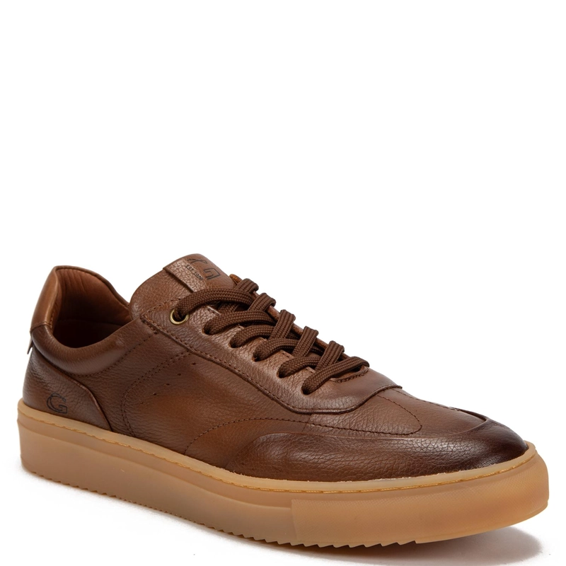 ZAPATILLA DE CUERO HOMBRE GUANTE CHOCOLATE FLORENCE - 3