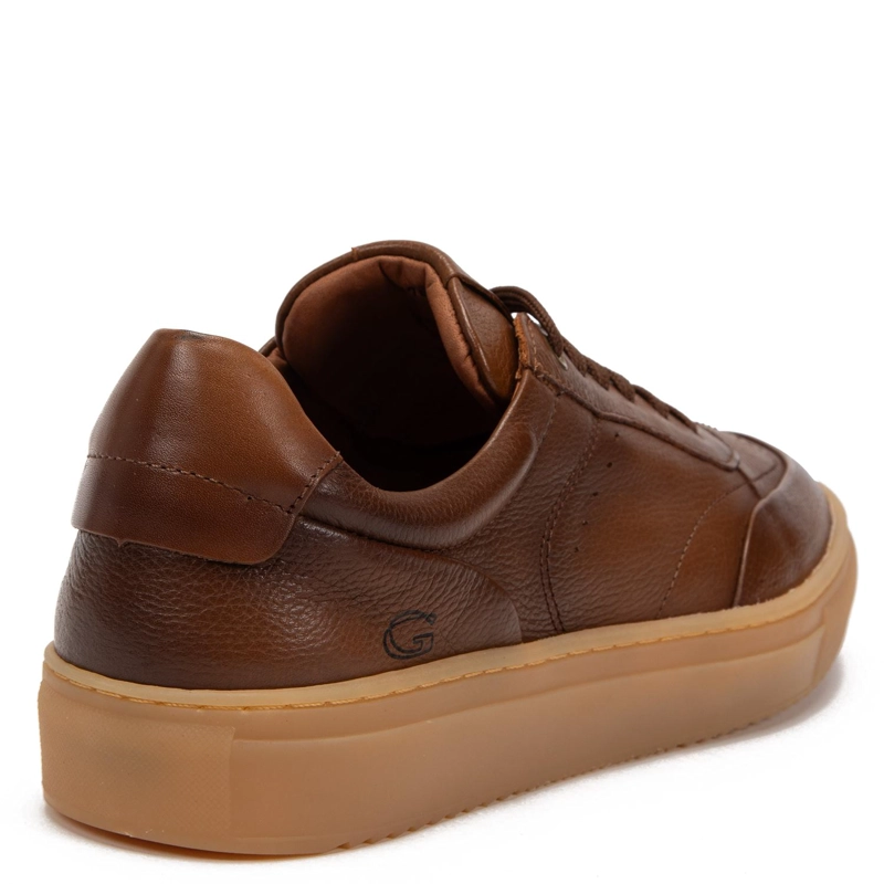 ZAPATILLA DE CUERO HOMBRE GUANTE CHOCOLATE FLORENCE - 5