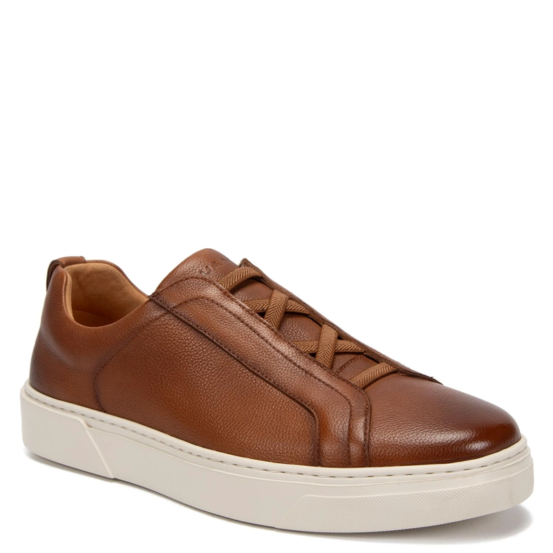 ZAPATILLA DE CUERO HOMBRE GUANTE CAMEL CHIPRE 0036367 - 3