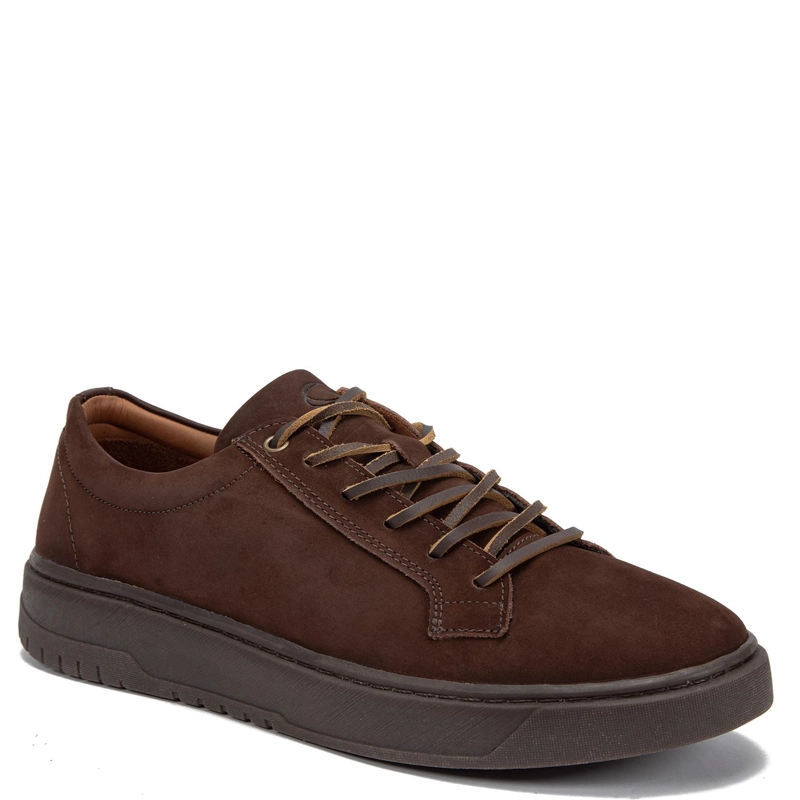 ZAPATILLA DE CUERO HOMBRE GUANTE CHOCOLATE HONG KONG 0036533 - 2