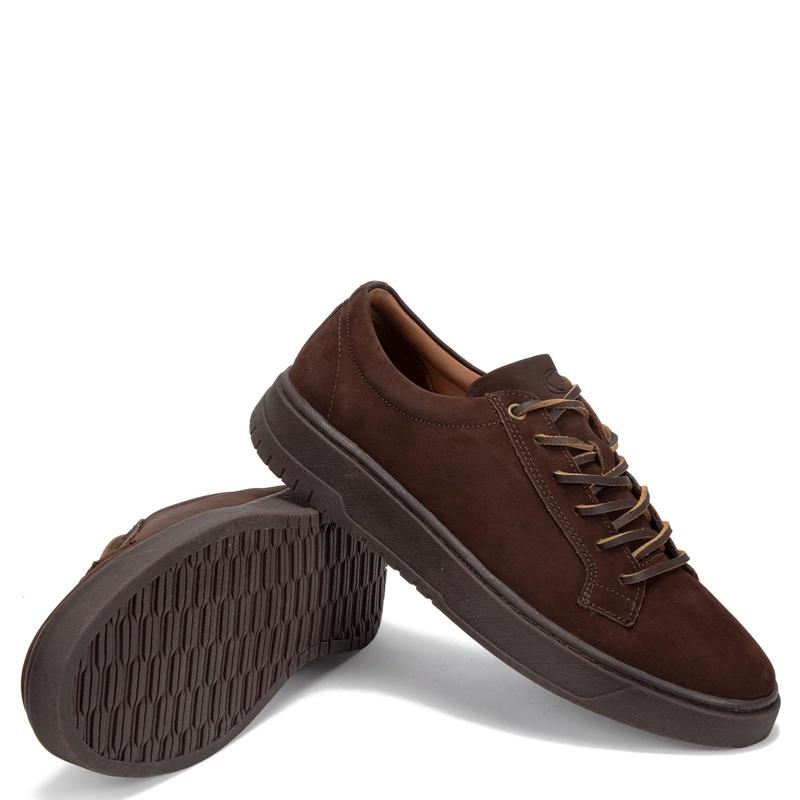 ZAPATILLA DE CUERO HOMBRE GUANTE CHOCOLATE HONG KONG 0036533 - 3