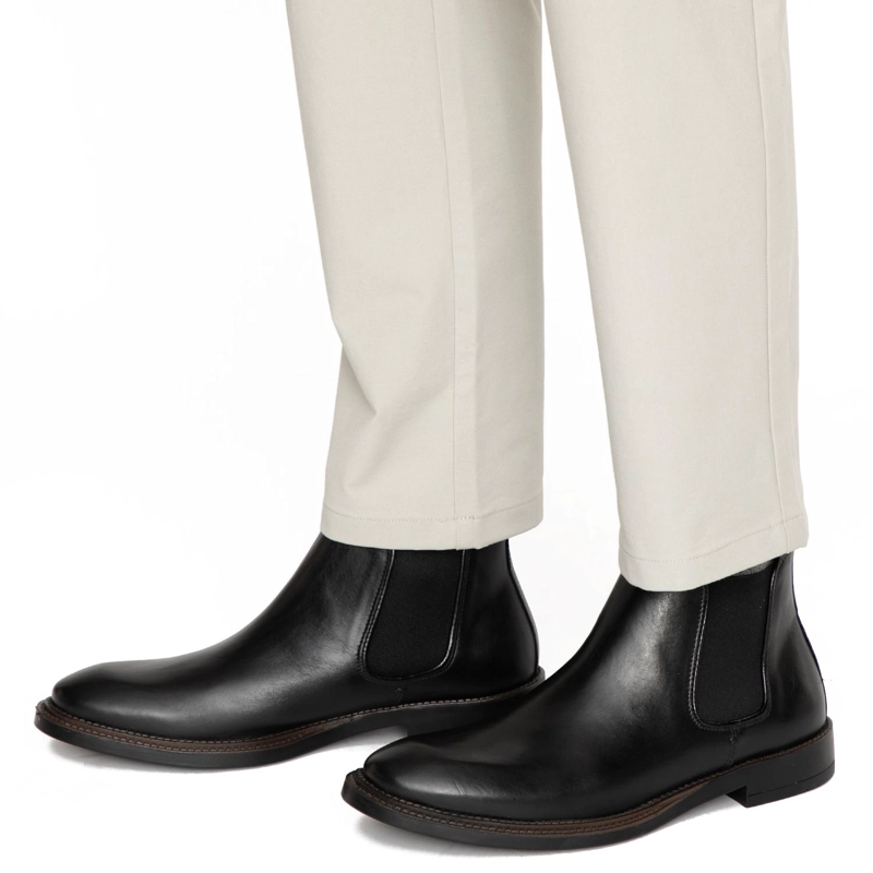 BOTIN DE CUERO HOMBRE GUANTE NEGRO LISBOURN - 2