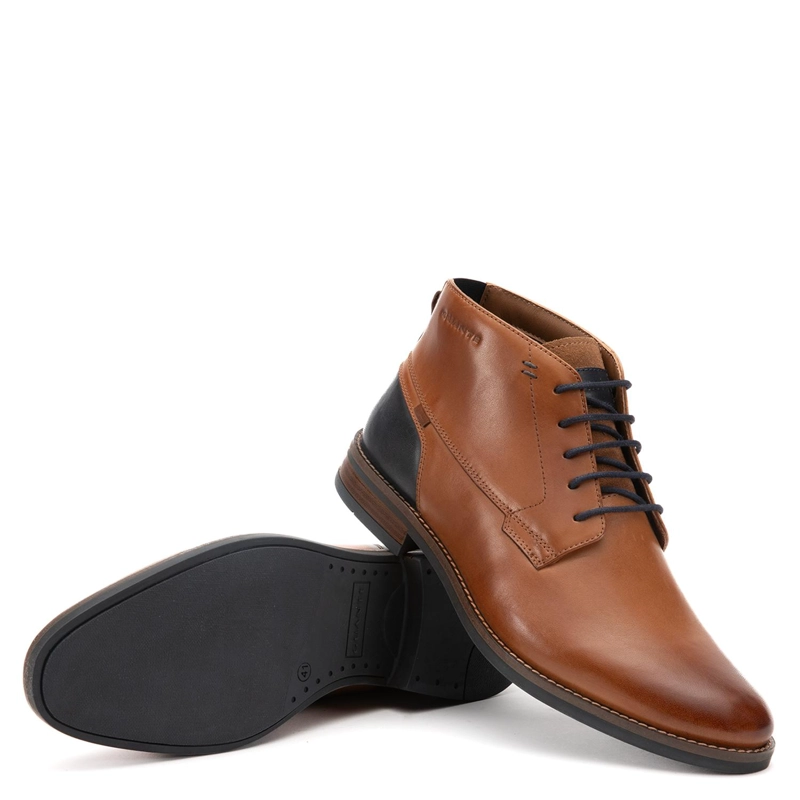 BOTIN DE CUERO HOMBRE GUANTE CAMEL TASK 0036223 - 4