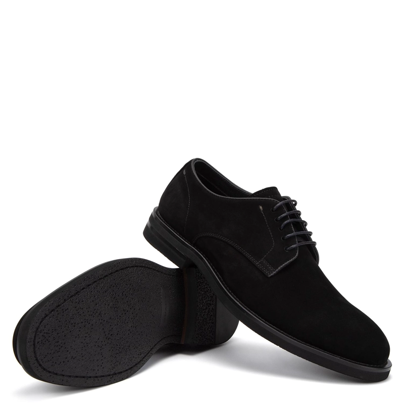 ZAPATO DE CUERO HOMBRE GUANTE NEGRO MONTI - 4