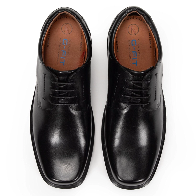 ZAPATO DE CUERO HOMBRE GUANTE NEGRO CARDIFF 0036364 - 3